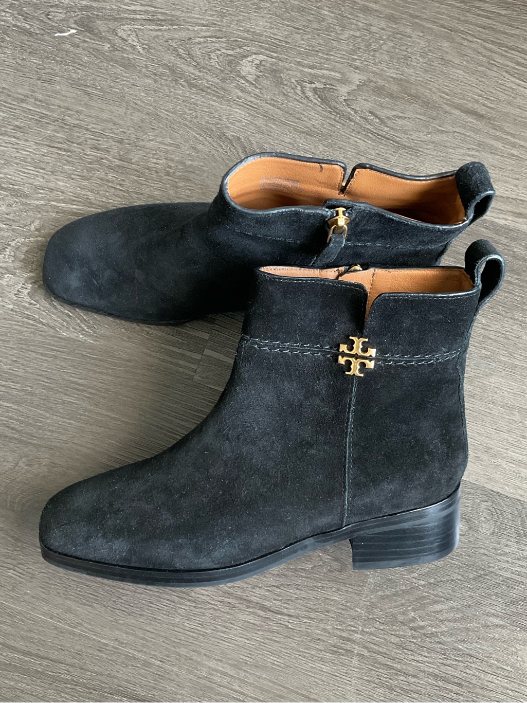 Nwot Tory Burch Everly Leather Booties Ankle Boots